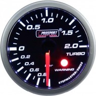 ProSport Gauge Turbo Boost Pressure 52mm - White