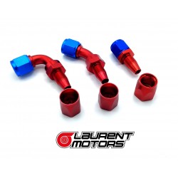 AN8 / DASH8 Verschraubung gerade / Anschluss 45° / Anschluss 90°