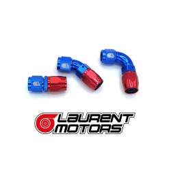 Full flow "cutter style" fittings AN6 / DASH6 - Straight / 45° / 90°