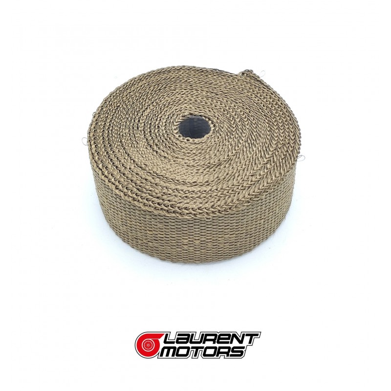 Titanium heat wrap 10m + 10 Stainless steel clamps