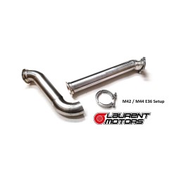 Auspuff-Downpipe für BMW E36 - 4-Zylinder-Turbo - Top Mount - 2.5"