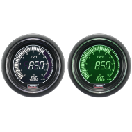 Température Gaz Echappement Prosport manometre 52mm - EVO - EGT - Blanc/Vert.