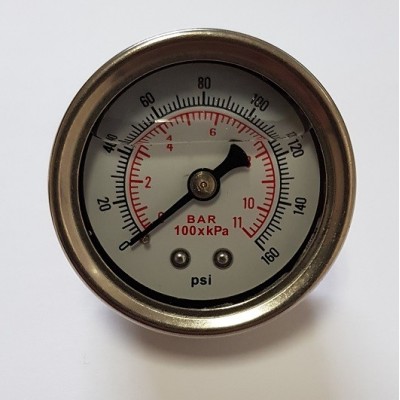 Kraftstoff Manometer, Universal Kraftstoffdruckmesser Kraftstoffdruckprüfer  Manometer Messgerät Kraftstoffversorgungssystem Tester