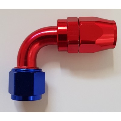 Oil fitting elbow 90° AN4 Female - AN4 Male
