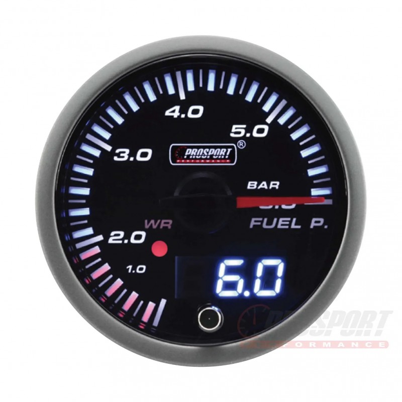 Manómetro de gasolina Prosport - 60 mm - JDM