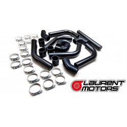 Schwarz Universal- Intercooler Rohre (universelles piping) 2.5" 63mm