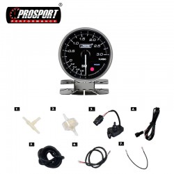 ProSport gauge turbo boost pressure 52mm - SUPREME